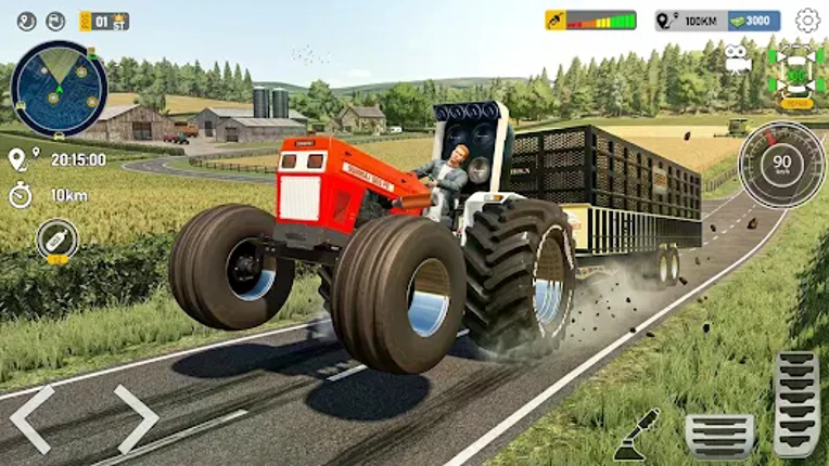 Tractor Farm Simulator Game 3D Image