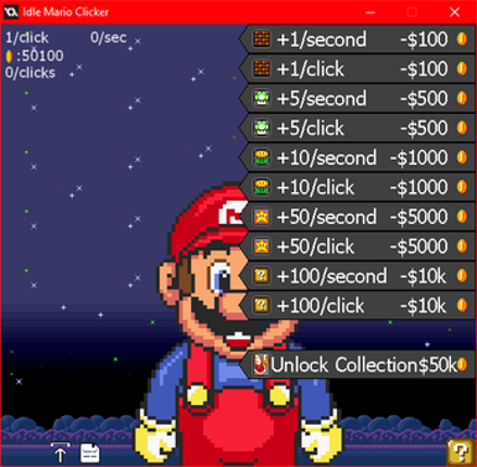 Idle Mario Clicker Image