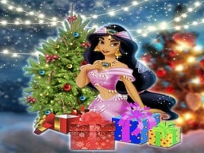 Jasmine | Aladdin Christmas Sweater Design Image