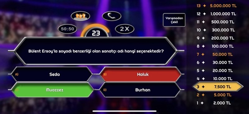 Kim Milyoner ? Bilgi Yarışması screenshot