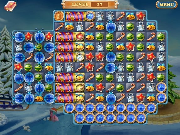 Laruaville 4 Christmas Match 3 Puzzle screenshot