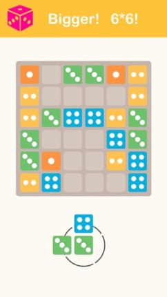 Merged Cube - Swap and Switch Color Stack Dice with 10101010 Grid Blocks Game screenshot