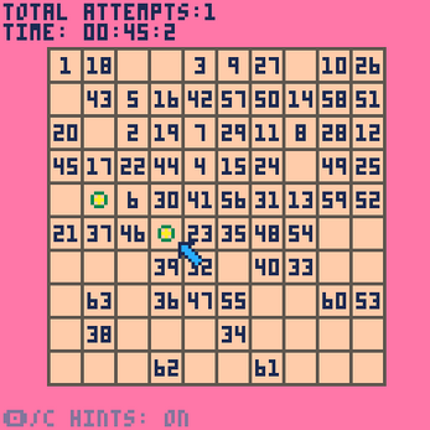 Number Jumper For Pico-8 screenshot