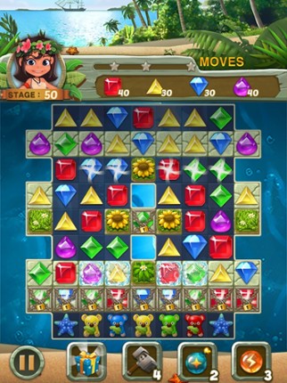 Paradise Jewel: Match-3 Puzzle screenshot