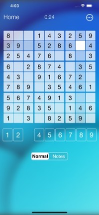 ∙Sudoku screenshot