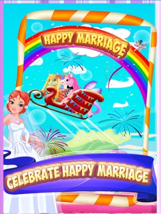 Unicorn &amp; Pony Wedding Day - A virtual pet horse marriage makeover game Image