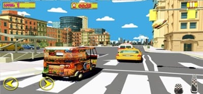 3 Wheeler City Taxi Tuk Tuk 3D Image