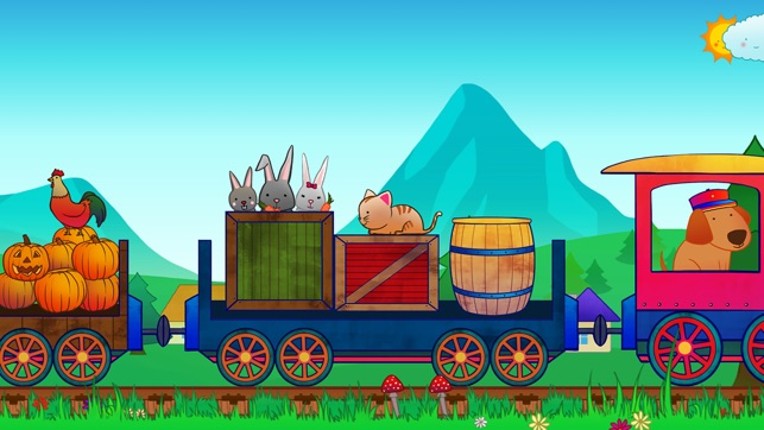 Animal Train for Toddlers screenshot