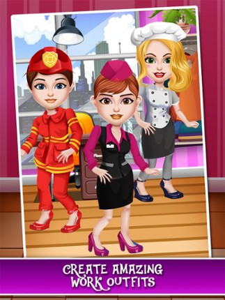 Career Beauty Salon Makeover - nurse fashion dress up &amp; chef spa girl games! screenshot