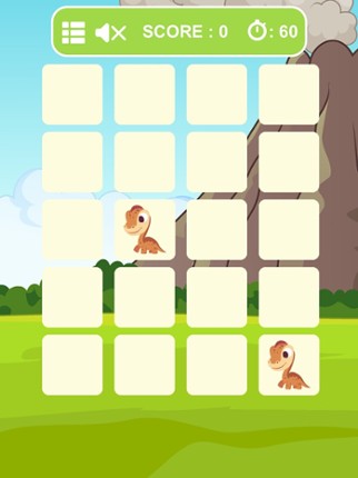 Dinosaur Memory Matching Games for Kids Image