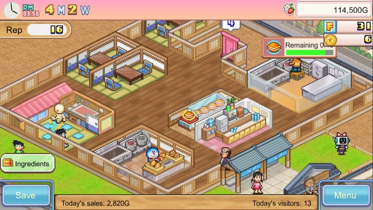 Doraemon Dorayaki Shop Story screenshot