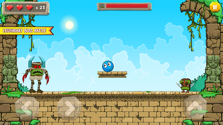 Blue Ball 11: Bounce Adventure Image