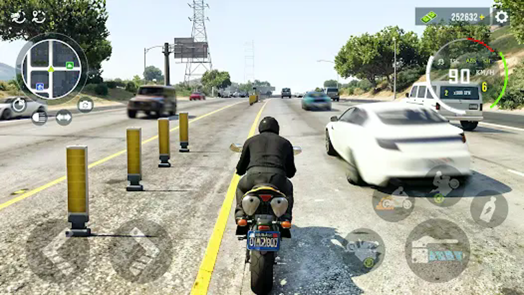 Traffic Bike City Driving screenshot