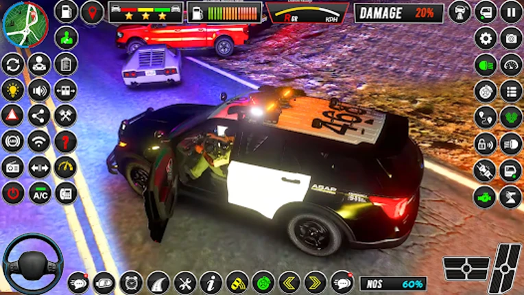 US Police Car Parking Games 3D Image