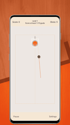 Orange basketball game Image