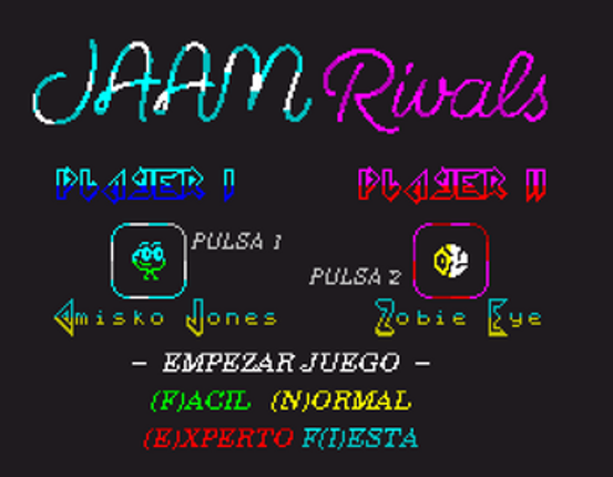 JAAM Rivals (ZX Spectrum 128k) screenshot