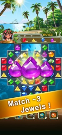 Paradise Jewel: Match-3 Puzzle screenshot