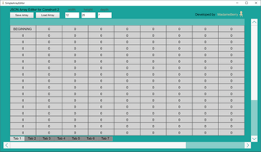 Simple Construct 2 Array Editor Image