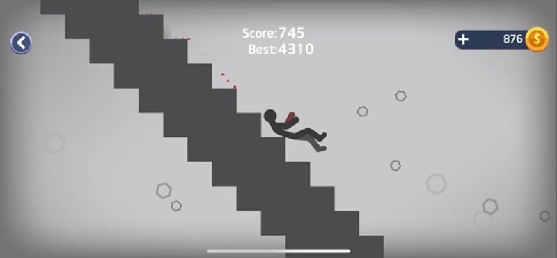 Stickman falling Image