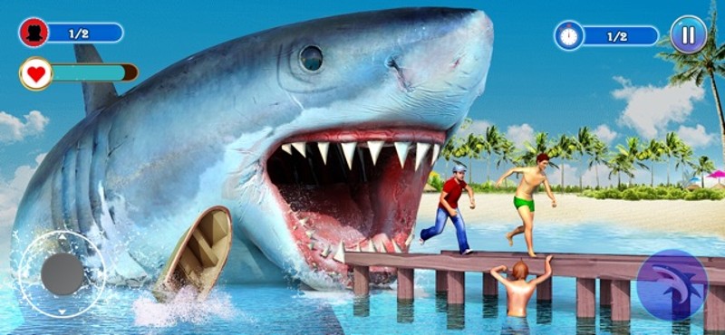 Angry Shark Attack Games 2024 screenshot