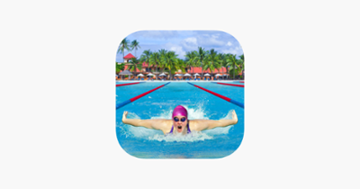 Beach Swimming Race Image