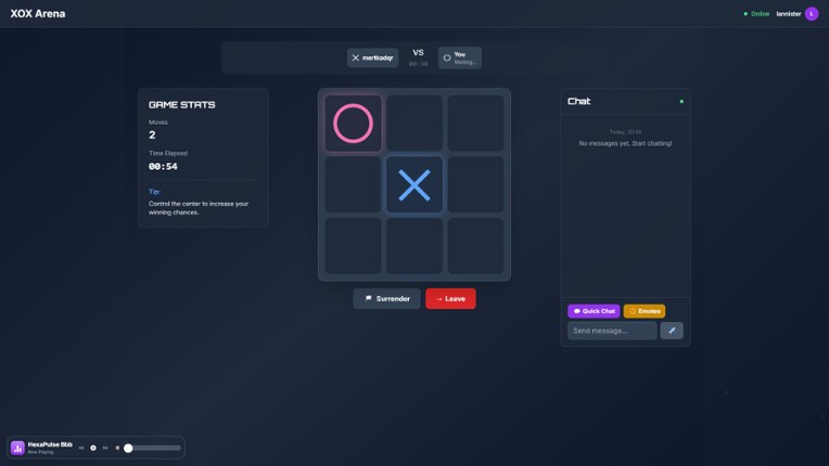 Competitive TicTacToe screenshot