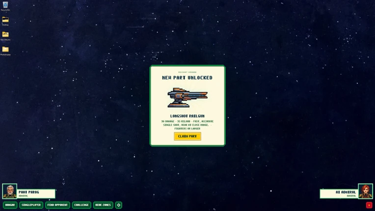 Desktop Space Battles screenshot