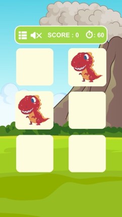 Dinosaur Memory Matching Games for Kids screenshot