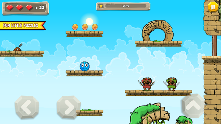 Blue Ball 11: Bounce Adventure screenshot