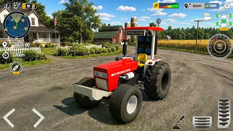 Tractor Farm Simulator Game 3D Image