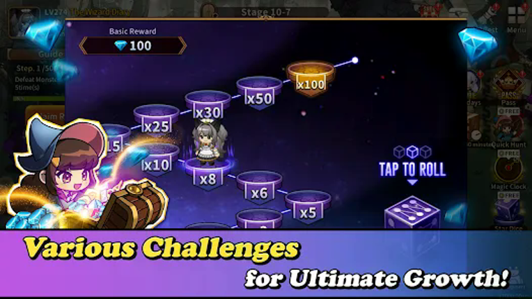The Wizard Diary : Idle RPG screenshot