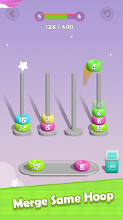 2048 Sort Stack Merge screenshot