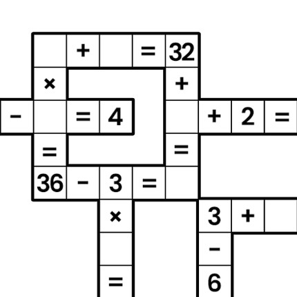 Math Crossword — Number puzzle Image