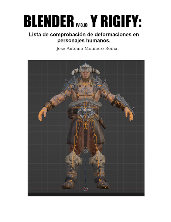 Games like Blender y Rigify: Lista de comprobación de deformaciones en personajes humanos.