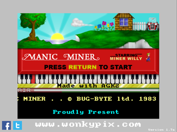 Manic Miner Engine Game Cover