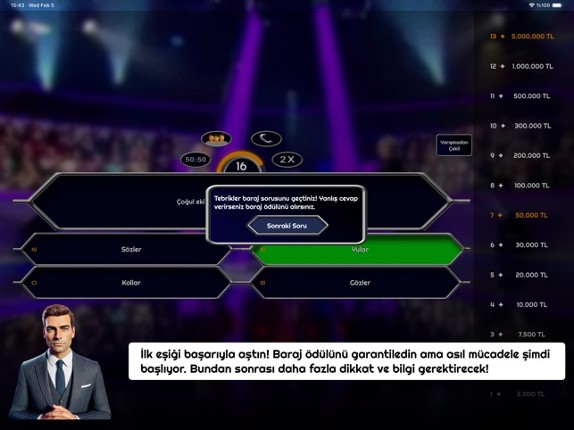 Kim Milyoner ? Bilgi Yarışması screenshot