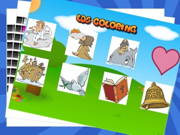 LDS Scripture Game - Mormon Bible Coloring Pages Image