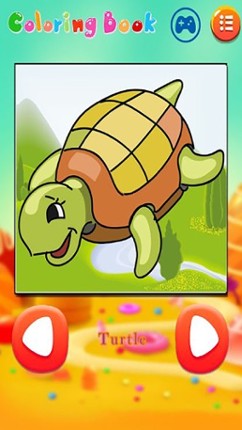 Learning Aquatic Animal Coloring for kids Image