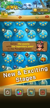 Paradise Jewel: Match-3 Puzzle screenshot