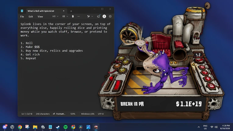 Roll with Splonk Image