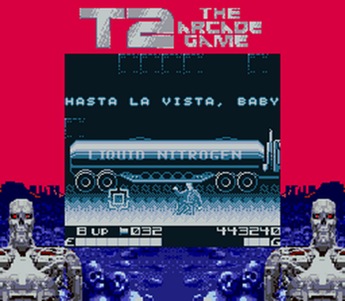T2: The Arcade Game (ターミネーター2) SGB Enhanced (Super Game Boy) screenshot