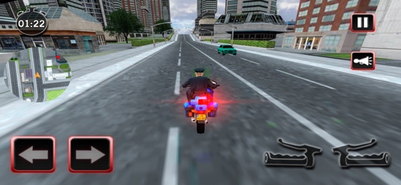 Traffic Cop Motorbike Rider 3D screenshot