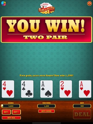 Video Poker ( Jacks or Better) screenshot