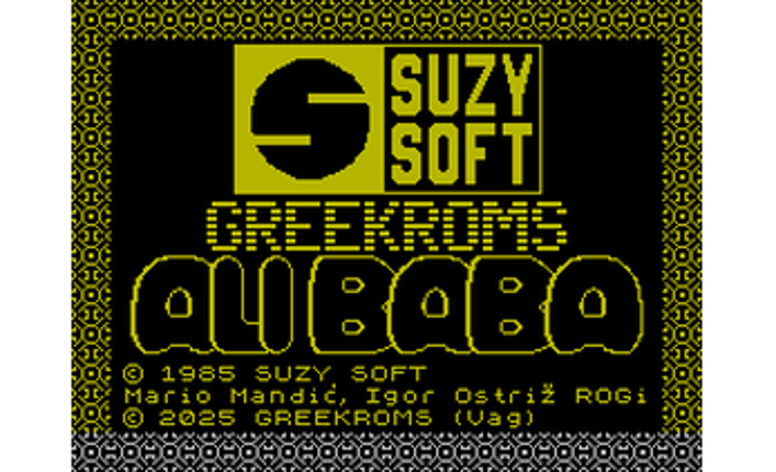 Ελληνική μετάφραση Ali Baba για ZX Spectrum screenshot