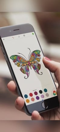 Adult Butterfly Coloring Book screenshot