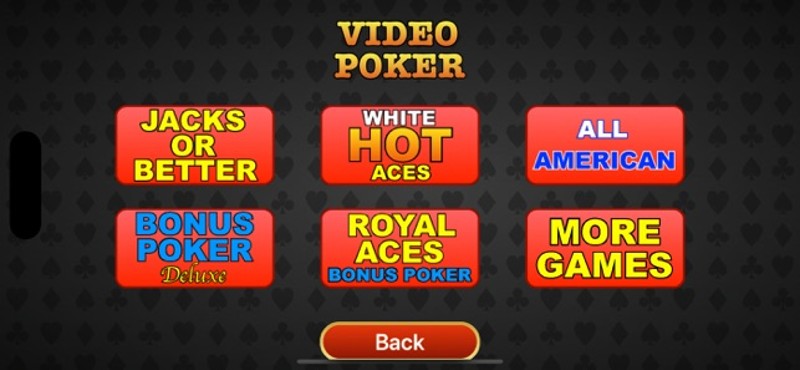 Allsorts Video Poker screenshot