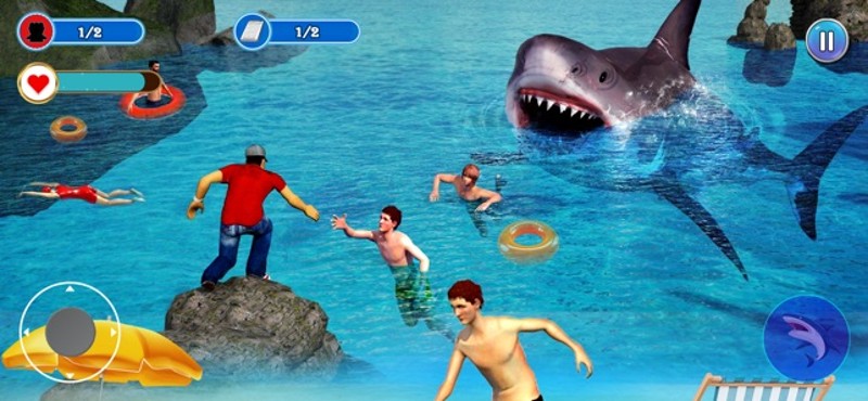 Angry Shark Attack Games 2024 screenshot