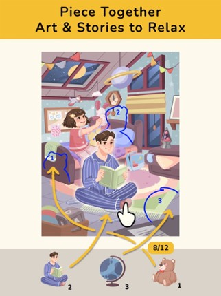 Art Story: Color Art Puzzle Image