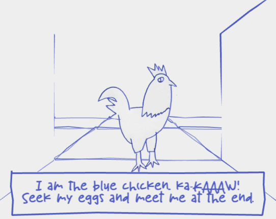 Blue Chicken (Dungeon Crawler Jam 2025 version) Image