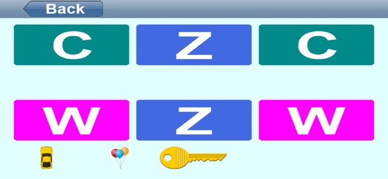 English Letters Numbers Colors screenshot
